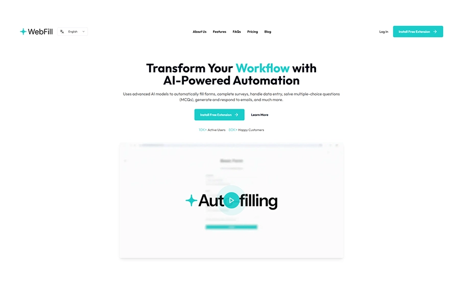 WebFill AI